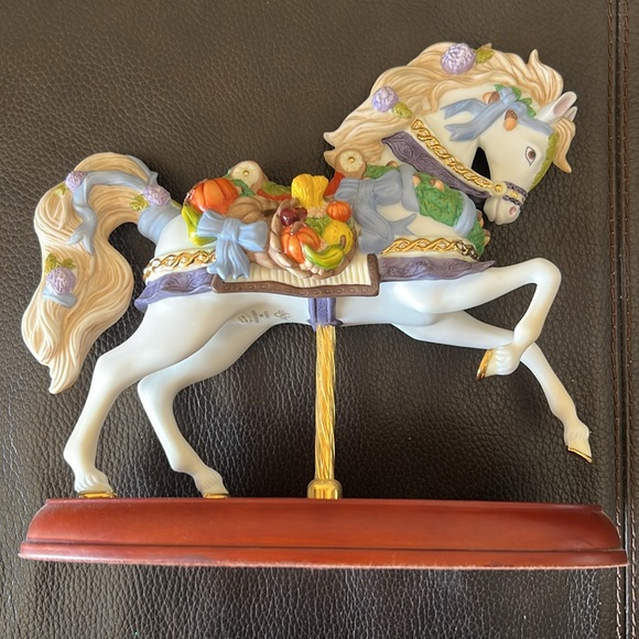 Vtg Lenox Year 2000 Carousel Horse Hand Painted Porcelain Collectible Figurine - Picture 11 of 13